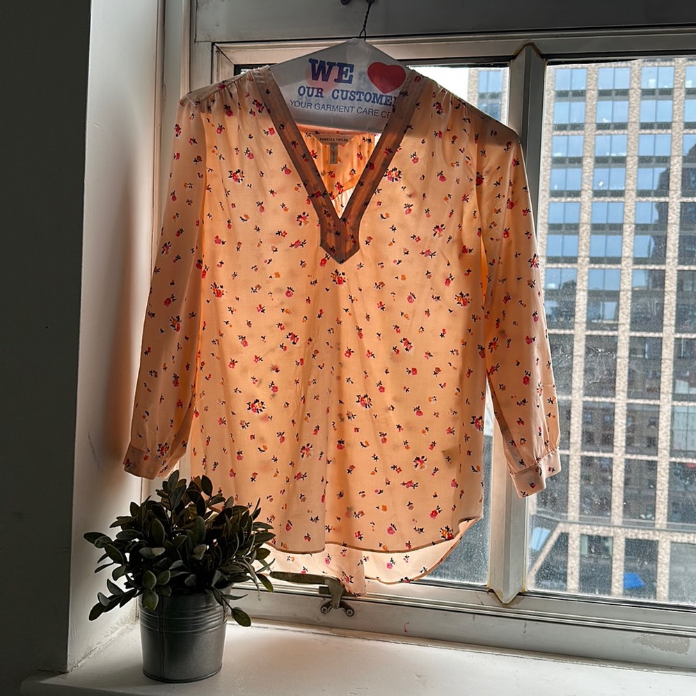 Rebecca Taylor size 4 blouse - floral